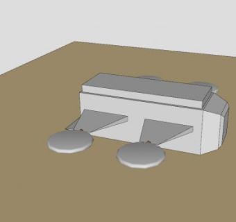 交通固定翼飞机SU模型下载_sketchup草图大师SKP模型