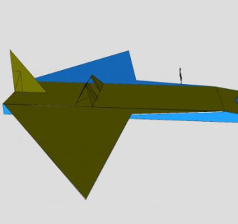 双翼机SU模型下载_sketchup草图大师SKP模型