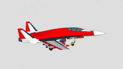 航空母舰飞机SU模型下载_sketchup草图大师SKP模型