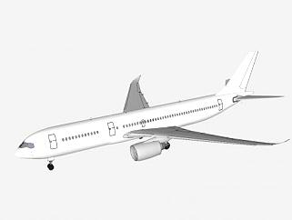 世界动力学飞机SU模型下载_sketchup草图大师SKP模型