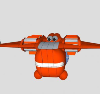 阿尔戈飞机直升机SU模型下载_sketchup草图大师SKP模型