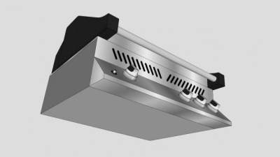 不锈钢燃气烧烤炉SU模型下载_sketchup草图大师SKP模型