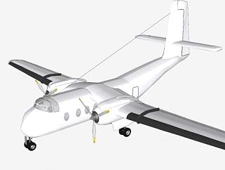 加拿大航空飞机SU模型下载_sketchup草图大师SKP模型