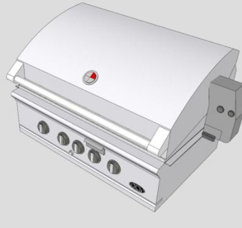 室内木炭烧烤机SU模型下载_sketchup草图大师SKP模型