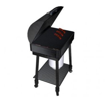 户外燃气烧烤架SU模型下载_sketchup草图大师SKP模型