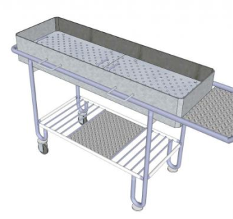 移动式金属烧烤架SU模型下载_sketchup草图大师SKP模型