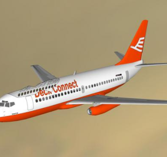 甲板连接飞机航班SU模型下载_sketchup草图大师SKP模型