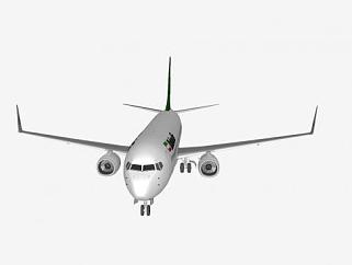 马汉航空公司飞机SU模型下载_sketchup草图大师SKP模型