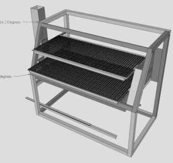 双层烧烤架SU模型下载_sketchup草图大师SKP模型