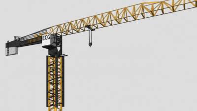 塔式起重机塔吊SU模型下载_sketchup草图大师SKP模型
