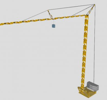 工业设备塔吊SU模型下载_sketchup草图大师SKP模型