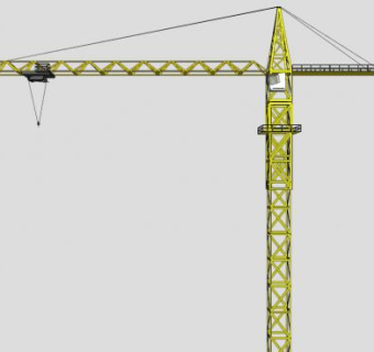 工业塔吊履带吊SU模型下载_sketchup草图大师SKP模型