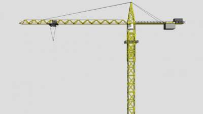 工业塔吊履带吊SU模型下载_sketchup草图大师SKP模型