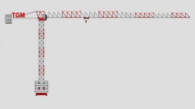 塔式起重机工业设备塔吊SU模型下载_sketchup草图大师SKP模型