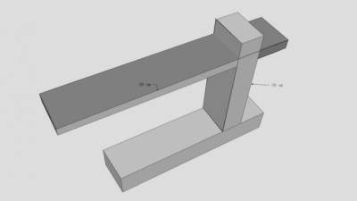 牵伸塔式起重机SU模型下载_sketchup草图大师SKP模型