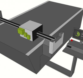 裁切机切割机SU模型下载_sketchup草图大师SKP模型