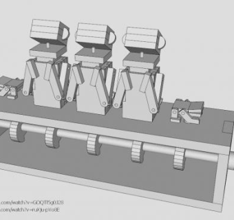 胶合板切割机SU模型下载_sketchup草图大师SKP模型