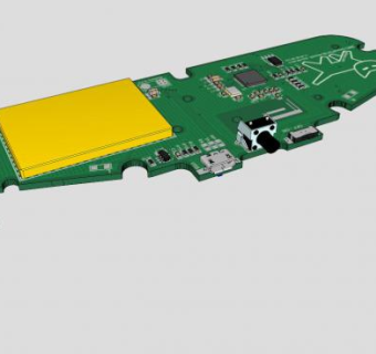 游戏蓝牙芯片SU模型下载_sketchup草图大师SKP模型
