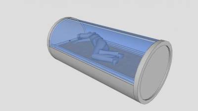 医疗停滞舱SU模型下载_sketchup草图大师SKP模型