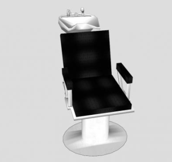 洗发椅洗发台SU模型下载_sketchup草图大师SKP模型