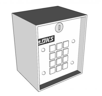 存取控制数字键盘设备SU模型下载_sketchup草图大师SKP模型