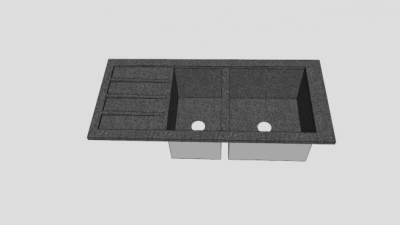 厨房树脂水槽SU模型下载_sketchup草图大师SKP模型