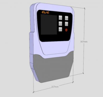 艾力威冷面控制面板SU模型下载_sketchup草图大师SKP模型