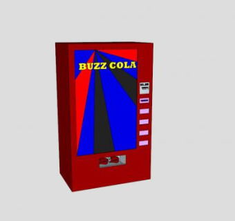 自动售货机设备SU模型下载_sketchup草图大师SKP模型