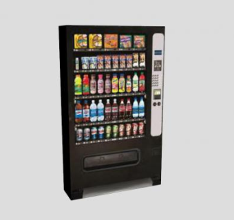 机械手推自动售货机SU模型下载_sketchup草图大师SKP模型