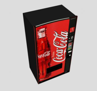 可口可乐售后机SU模型下载_sketchup草图大师SKP模型