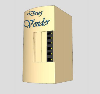 升降台出货自动售货机SU模型下载_sketchup草图大师SKP模型