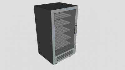 食品自动售货机SU模型下载_sketchup草图大师SKP模型