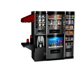 综合贩卖售货机SU模型下载_sketchup草图大师SKP模型