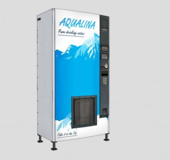 现代饮料自动售货机SU模型下载_sketchup草图大师SKP模型