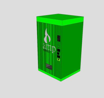能量饮料自动售货机SU模型下载_sketchup草图大师SKP模型