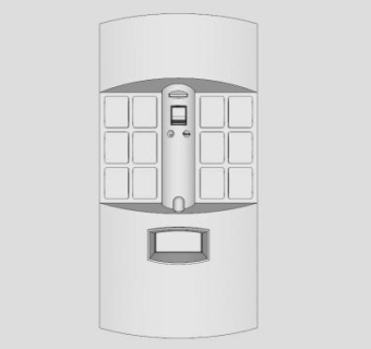 现代自动售货机SU模型下载_sketchup草图大师SKP模型