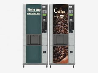 咖啡自动售货机SU模型下载_sketchup草图大师SKP模型