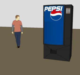 自动售货机饮料贩卖SU模型下载_sketchup草图大师SKP模型