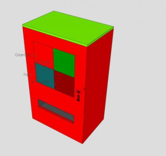 布里奇自动售货机SU模型下载_sketchup草图大师SKP模型