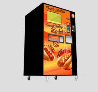 热狗自动售货机SU模型下载_sketchup草图大师SKP模型