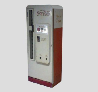 复古可口可乐机SU模型下载_sketchup草图大师SKP模型