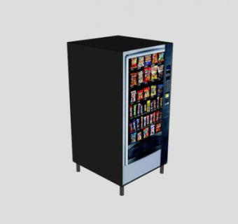 零食小吃售货机SU模型下载_sketchup草图大师SKP模型