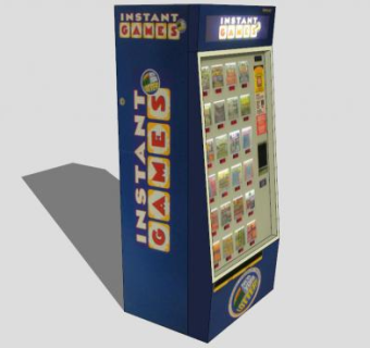 纽约洛托售货机SU模型下载_sketchup草图大师SKP模型