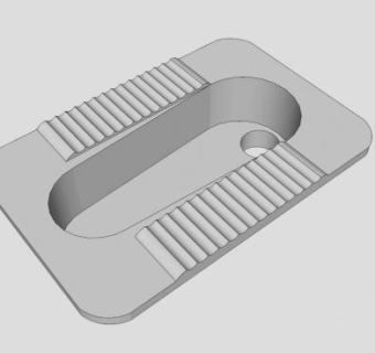 家用传统蹲厕SU模型下载_sketchup草图大师SKP模型
