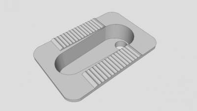 家用传统蹲厕SU模型下载_sketchup草图大师SKP模型