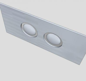 水箱冲板SU模型下载_sketchup草图大师SKP模型