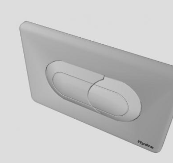 隐藏式水箱按钮SU模型下载_sketchup草图大师SKP模型