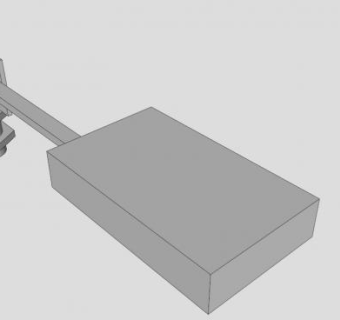 自动马桶进气阀SU模型下载_sketchup草图大师SKP模型
