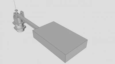 自动马桶进气阀SU模型下载_sketchup草图大师SKP模型