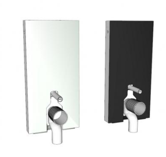 落地式马桶冲水箱SU模型下载_sketchup草图大师SKP模型